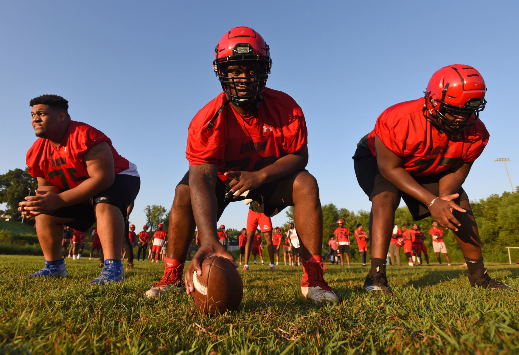 WSSU football first practice